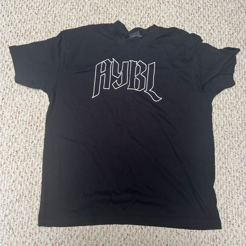 AYBL Black Graphic Tee for Men